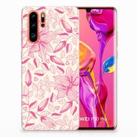 Huawei P30 Pro TPU Case Pink Flowers