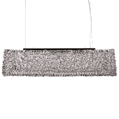 Hanglamp Trento 100 cm 3 Lichts Zilver Modern