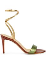 Giuseppe Zanotti sandales Erwan à design métallisé - Vert - thumbnail