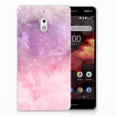 Hoesje maken Nokia 2.1 (2018) Pink Purple Paint