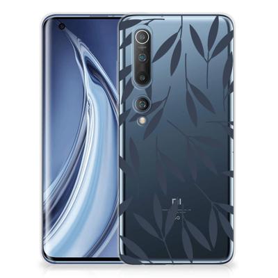 Xiaomi Mi 10 Pro TPU Case Leaves Blue