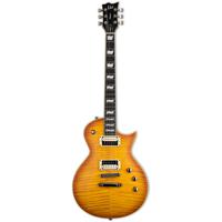 ESP LTD Deluxe EC-1000T Honey Burst Satin met Fishman Fluence elektrische gitaar - thumbnail