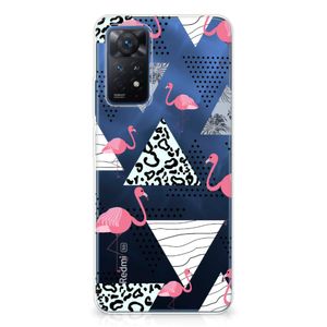 Xiaomi Redmi Note 11 Pro 5G TPU Hoesje Flamingo Triangle