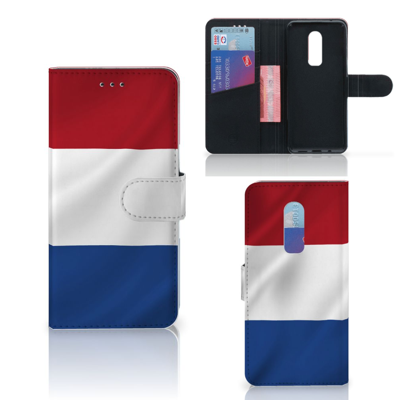 OnePlus 6 Bookstyle Case Nederlandse Vlag