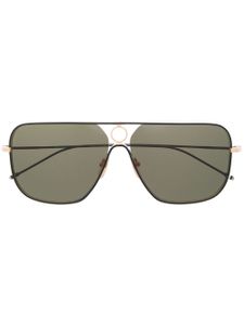 Thom Browne Eyewear lunettes de soleil à monture aviateur - Noir