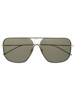 Thom Browne Eyewear lunettes de soleil à monture aviateur - Noir