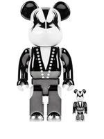 MEDICOM TOY x KISS figurines Demon BE@RBRICK 100% et 400% - Gris