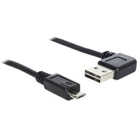 USB2.0 A 90Â° > USB Micro-B Kabel - thumbnail