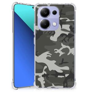 Xiaomi Redmi Note 13 4G Doorzichtige Silicone Hoesje Army Light