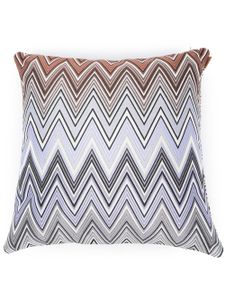 Missoni Home coussin Birmingham à motif zig-zag en jacquard - Bleu