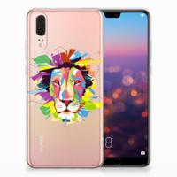 Huawei P20 Telefoonhoesje met Naam Lion Color