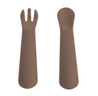 eKoala bestekset eKikò biologisch bruin 2-delig