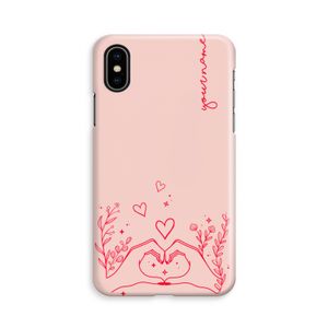 Love is in the air: iPhone X Volledig Geprint Hoesje