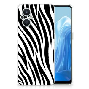 OPPO Reno8 Lite TPU Hoesje Zebra