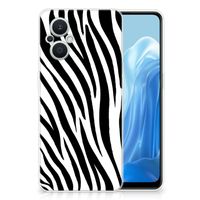 OPPO Reno8 Lite TPU Hoesje Zebra - thumbnail