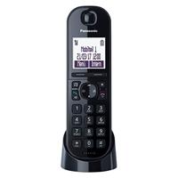 Panasonic KX-TGQ200GB DECT IP-telefoon (draadloos, CAT-iq 2.0 compatibel, handsfree-modus, oproepervergrendeling, Eco-Plus, digitale telefoon) zwart