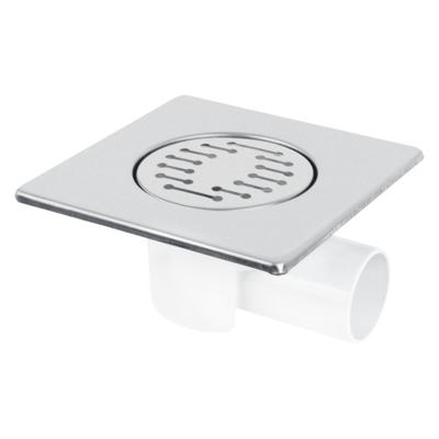 Differnz Basic doucheput 15x15cm zijuitlaat Differnz Basic doucheput 15x15cm zijuitlaat