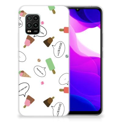Xiaomi Mi 10 Lite Siliconen Case IJsjes Xiaomi Mi 10 Lite Siliconen Case IJsjes