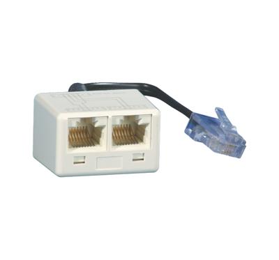 WE 8-WE 8/WE 8 0,1m - Adapter RJ45 8(4) / 2x RJ45 8(8) WE 8-WE 8/WE 8 0,1m WE 8-WE 8/WE 8 0,1m - Adapter RJ45 8(4) / 2x RJ45 8(8) WE 8-WE 8/WE 8 0,1m
