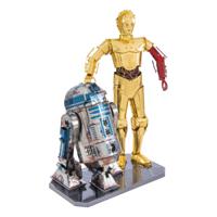 Metal Earth Star Wars Set C-3PO + R2D2 Metalen bouwpakket - thumbnail