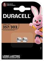 Batterij Duracell knoopcel 2x357/303 zilver oxide ÃƒÆ'Ã‹Å“11,6mm 2 stuks