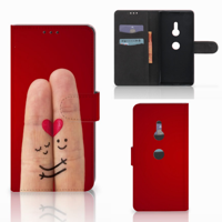 Sony Xperia XZ3 Wallet Case met Pasjes Liefde - Origineel Romantisch Cadeau