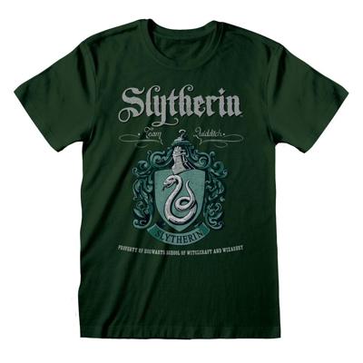 Harry Potter T-Shirt Slytherin Green Crest Size L