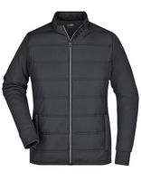 James+Nicholson JN1123 Dames Hybrid Sweat Jacket - thumbnail