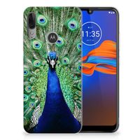 Motorola Moto E6 Plus TPU Hoesje Pauw - thumbnail