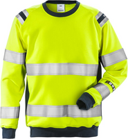 Fristads 109428 Flamestat high vis sweatshirt klasse 3 7076 SFLH - thumbnail