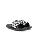 Michael Kors Kids slippers à logo à ornements - Noir