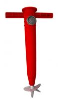 Pincho parasolhouder 23-35 mm aluminium 32 cm rood