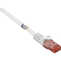 Renkforce RF-5043884 RJ45 Netwerkkabel, patchkabel CAT 6 U/UTP 2.00 m Wit Snagless, Halogeenvrij 1 stuk(s)