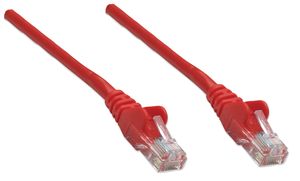 Intellinet 319799 RJ45 Netwerkkabel, patchkabel CAT 5e U/UTP 3.00 m Rood 1 stuk(s)