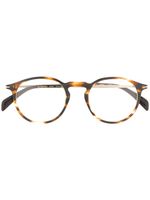 Eyewear by David Beckham lunettes de soleil à monture ronde - Marron - thumbnail