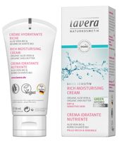 Lavera Basis Sensitiv rijke hydraterende creme bio EN-IT (50 ml)