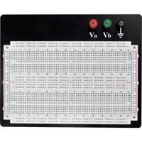 TRU COMPONENTS 0165-40-1-32022B Breadboard Totaal aantal polen 1800 (l x b x h) 114.3 x 186.2 x 8.4 mm 1 stuk(s) - thumbnail