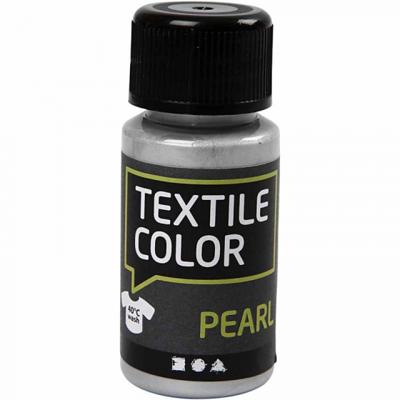 Creotime textielverf Pearl 50 ml zilver Creotime textielverf Pearl 50 ml zilver