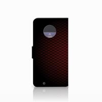 Motorola Moto G6 Telefoon Hoesje Geruit Rood