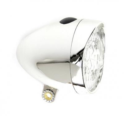 Ikzi Light koplamp Retro led batterijen zilver