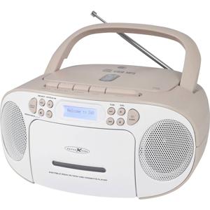 Reflexion RCR2260DAB/PK Radio/CD-speler DAB+, DAB, VHF (FM) AUX, CD, Cassette, USB Wit, Pink