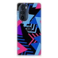 Motorola Edge 30 Pro TPU Hoesje Funky Triangle - thumbnail