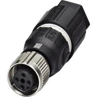 Phoenix Contact 1521601 Sensor/actuator connector, niet geassembleerd M12 Aantal polen (sensoren): 4 Bus, recht 1 stuk(s) - thumbnail