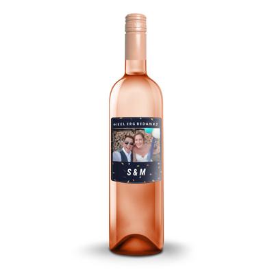 Wijn met bedrukt etiket - Oude Kaap - Rosé