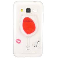 Samsung Galaxy Core prime hoesje - wijn