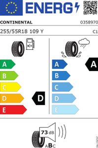 Continental Cross uhp n1 # fr xl 255/55 R18 109Y CO2555518YCROUHPN1XL