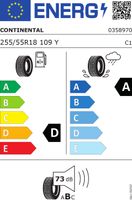 Continental Cross uhp n1 # fr xl 255/55 R18 109Y CO2555518YCROUHPN1XL