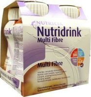 Nutridrink Multi fibre chocolade 200ml (4 st) - thumbnail