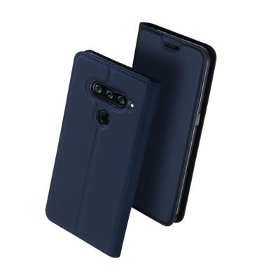 Dux Ducis pro serie - slim wallet hoes - LG V40 ThinQ - Blauw