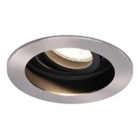 Mesa LED inbouwspot - GU10 5 Watt 400 lumen - 4000K neutraal wit - Dimbaar - verzonken - Rond - Kantelbaar - IP20 Voor binnen - RVS
